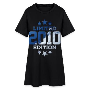 ÉDITION LIMITÉE 2010 16E ANNIVERSAIRE - Robe T-shirt Femme - noir - Devant