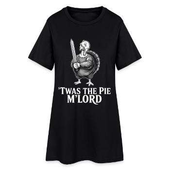Pie Lord Krieger-Turkey - Frauen T-Shirt-Kleid - Schwarz - Vorne