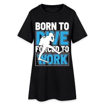Born to Dive - Women’s T-Shirt Dress - black - Front