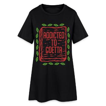 Saucisse de Goetta - Robe T-shirt Femme - noir - Devant