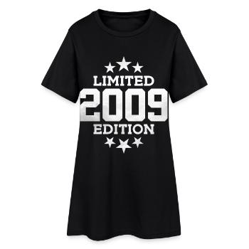 ÉDITION LIMITÉE 2009 17E ANNIVERSAIRE - Robe T-shirt Femme - noir - Devant