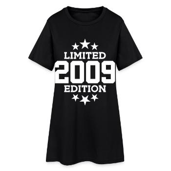 ÉDITION LIMITÉE 2009 17E ANNIVERSAIRE - Robe T-shirt Femme - noir - Devant