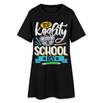 École Koala - Robe T-shirt Femme - noir - Devant