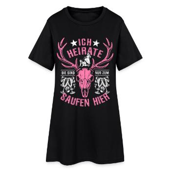Bachelorette Party - I'm getting married - Women’s T-Shirt Dress - black - Front