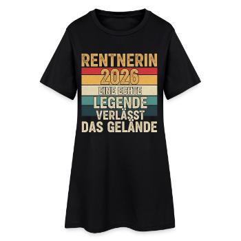 Pensioner 2026: Real legend leaves the site - Women’s T-Shirt Dress - black - Front