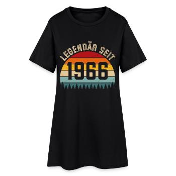 Legendary since 1966 – born in 1966 - Women’s T-Shirt Dress - black - Front