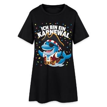 Costume de carnaval, Karnewal, Fasnacht - Robe T-shirt Femme - noir - Devant