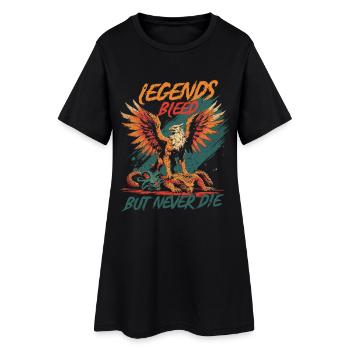 Créatures mythologiques du griffon - Robe T-shirt Femme - noir - Devant
