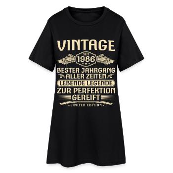Millésime depuis 1986 Millésime - 40ème anniversaire - Robe T-shirt Femme - noir - Devant