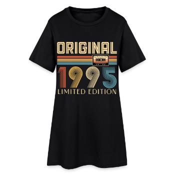 Original 30 Year Anniversary 1995 Party Gift - Women’s T-Shirt Dress - black - Front