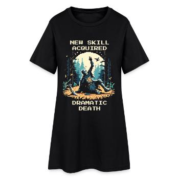 New Ability: Dramatic Death | LARP RPG - Women’s T-Shirt Dress - black - Front