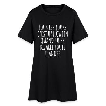 Halloween Gothic - Citation Marginal France - Robe T-shirt Femme - noir - Devant