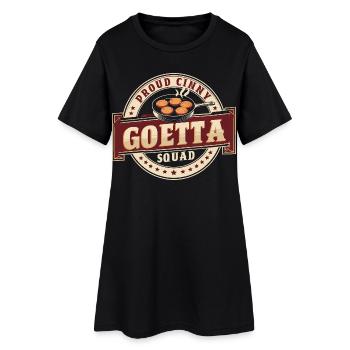 Saucisse Goetta Proud Cinny Goetta Squad - Robe T-shirt Femme - noir - Devant