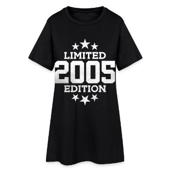 ÉDITION LIMITÉE 21E ANNIVERSAIRE 2005 - Robe T-shirt Femme - noir - Devant