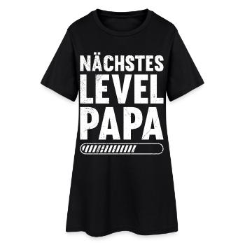 Gamer NEXT LEVEL DAD Funny - Women’s T-Shirt Dress - black - Front