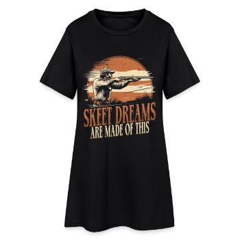 Tir au pigeon d’argile Skeet Dreams - Robe T-shirt Femme - noir - Devant