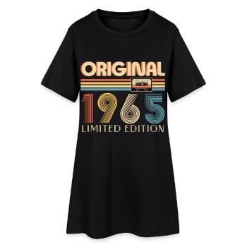 60e anniversaire 60 ans original 1965 - Robe T-shirt Femme - noir - Devant
