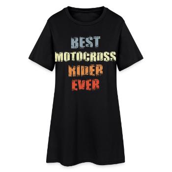 Meilleur pilote de motocross de tous les temps - Robe T-shirt Femme - noir - Devant
