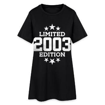 LIMITED EDITION 2003 23RD BIRTHDAY - Women’s T-Shirt Dress - black - Front