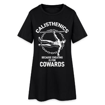 Gymnastique suédoise Fitness Gym Training Entraînement - Robe T-shirt Femme - noir - Devant
