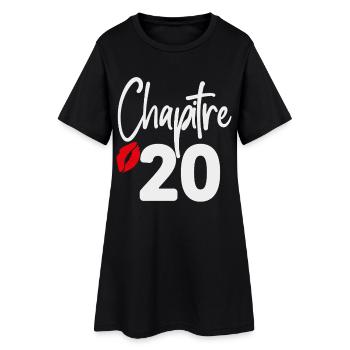 Chapitre 20 cadeau d’anniversaire femme 20 ans - Robe T-shirt Femme - noir - Devant
