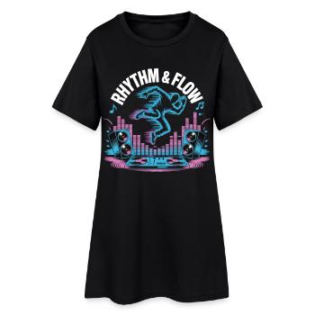 Streetdance Beat – Urban DJ Music Design - Robe T-shirt Femme - noir - Devant