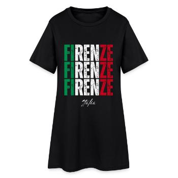 Ich liebe Florenz, Florenz Italien - Frauen T-Shirt-Kleid - Schwarz - Vorne