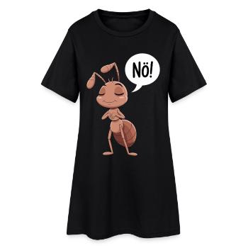 Non! Illustration de fourmi drôle - Robe T-shirt Femme - noir - Devant