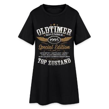 Cadeau 30ème anniversaire Voiture Vintage Novembre 1995 - Robe T-shirt Femme - noir - Devant