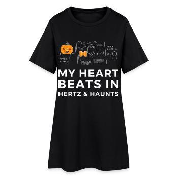Drôle de science et d’ingénierie Halloween TShirt - Robe T-shirt Femme - noir - Devant