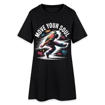 Streetdance Beat – Urban DJ Music Design - Robe T-shirt Femme - noir - Devant