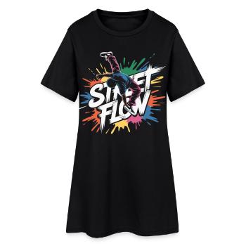 Streetdance Beat – Urban DJ Music Design - Robe T-shirt Femme - noir - Devant