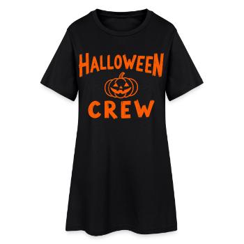 Équipe d’Halloween Pumpkin Head Troop - Robe T-shirt Femme - noir - Devant