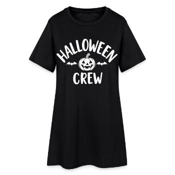 Équipe d’Halloween Pumpkin Head Troop - Robe T-shirt Femme - noir - Devant