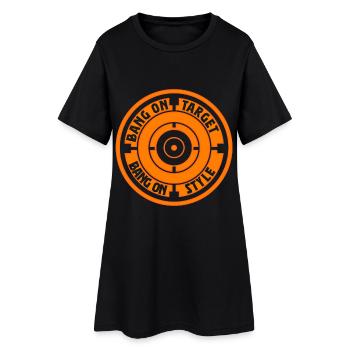 Pigeon d’argile tirant Bang On Target - Robe T-shirt Femme - noir - Devant