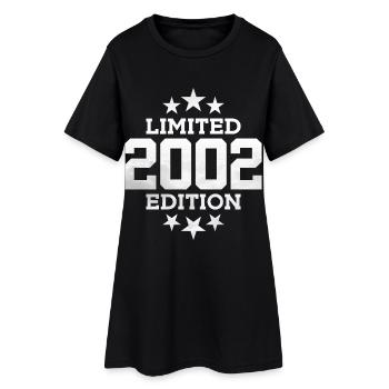 ÉDITION LIMITÉE 2002 24E ANNIVERSAIRE - Robe T-shirt Femme - noir - Devant