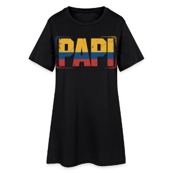 Drapeau de la Colombie de papa – Cadeau pour - Robe T-shirt Femme - noir - Devant