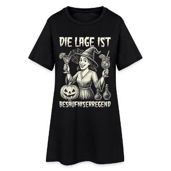 La situation est l’ivresse - Robe T-shirt Femme - noir - Devant