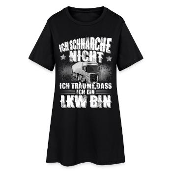 Camionneur - Robe T-shirt Femme - noir - Devant