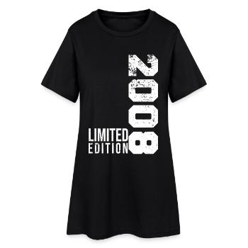 Limited Edition 2008 design anniversaire vintage - Robe T-shirt Femme - noir - Devant