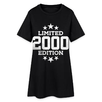 ÉDITION LIMITÉE 26E ANNIVERSAIRE 2000 - Robe T-shirt Femme - noir - Devant