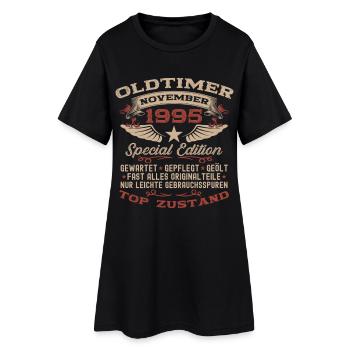Cadeau 30ème anniversaire Voiture Vintage Novembre 1995 - Robe T-shirt Femme - noir - Devant