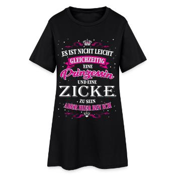 Lustiges Zicken Design - Women’s T-Shirt Dress - black - Front