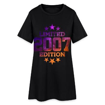 LIMITED EDITION 2007 19TH BIRTHDAY - Women’s T-Shirt Dress - black - Front
