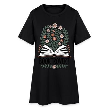 Blossom Harvest Book Magic - Women’s T-Shirt Dress - black - Front