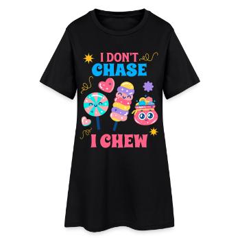 Candy Squad Süßigkeiten Crew Cadeau - Robe T-shirt Femme - noir - Devant