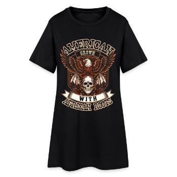 Héritage afro-américain - Robe T-shirt Femme - noir - Devant