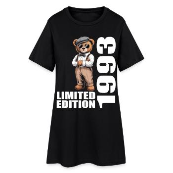 1993 Limited Edition Bär Geburtstag 1993 - Frauen T-Shirt-Kleid - Schwarz - Vorne