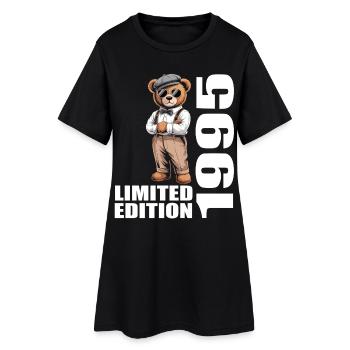 1995 Édition limitée Ours Anniversaire 1995 - Robe T-shirt Femme - noir - Devant