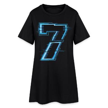 Funny Group 7 67 Meme Halloween Costume - Women’s T-Shirt Dress - black - Front